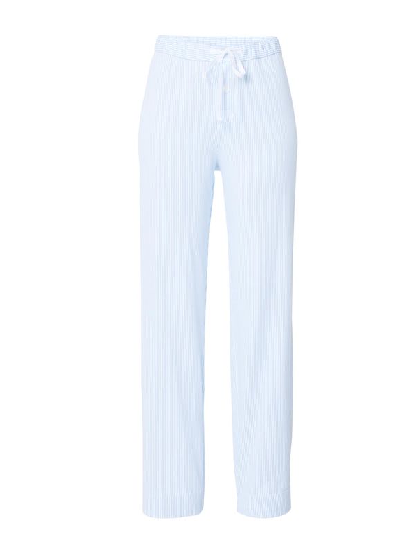 Lauren Ralph Lauren Lauren Ralph Lauren Панталон пижама  светлосиньо / мръсно бяло