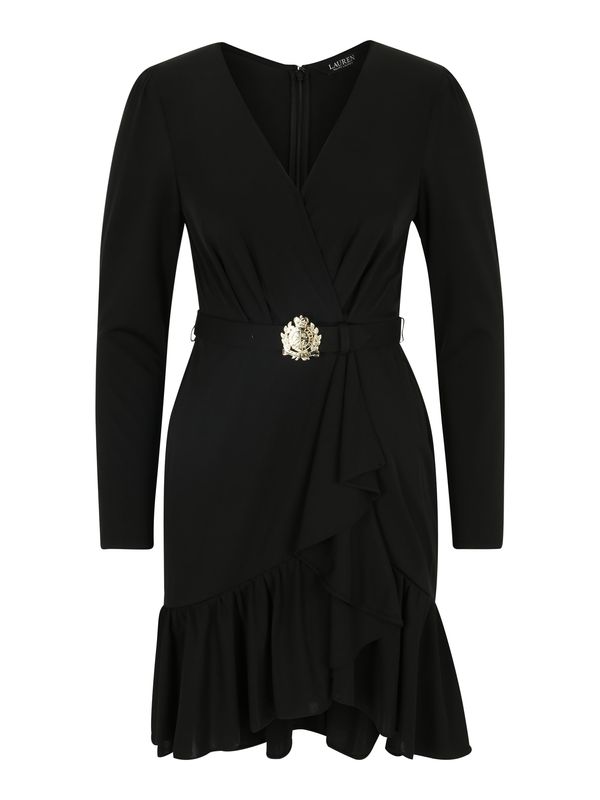 Lauren Ralph Lauren Petite Lauren Ralph Lauren Petite Рокля 'DERRAIN'  злато / черно