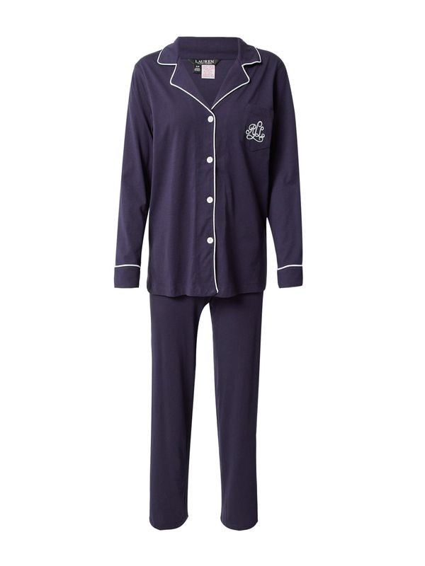 Lauren Ralph Lauren Lauren Ralph Lauren Пижама  нейви синьо / бяло