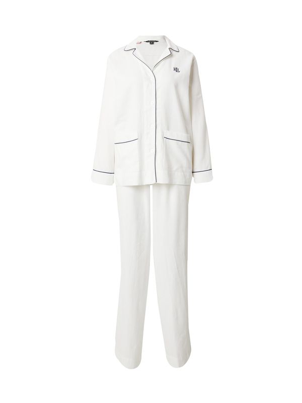 Lauren Ralph Lauren Lauren Ralph Lauren Пижама  нейви синьо / бяло