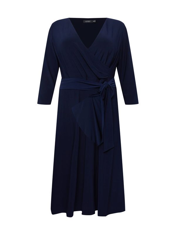 Lauren Ralph Lauren Plus Lauren Ralph Lauren Plus Рокля 'LYNA'  нейви синьо