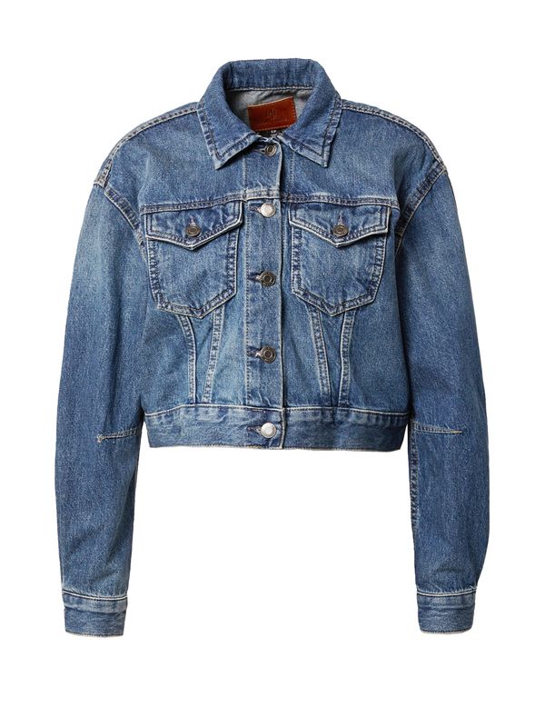 Lauren Ralph Lauren Lauren Ralph Lauren Преходно яке 'DELMETRIA'  син деним / бяло