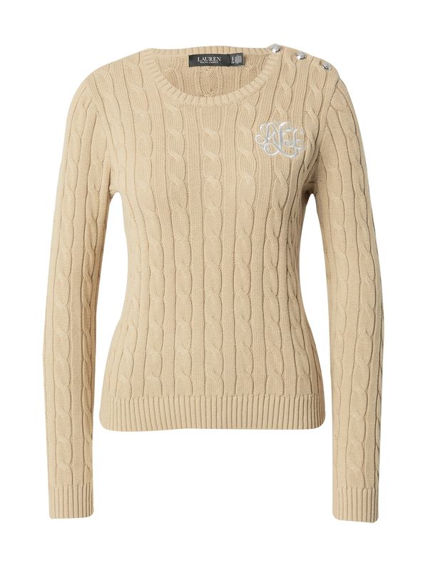Lauren Ralph Lauren Lauren Ralph Lauren Пуловер  камел / бяло