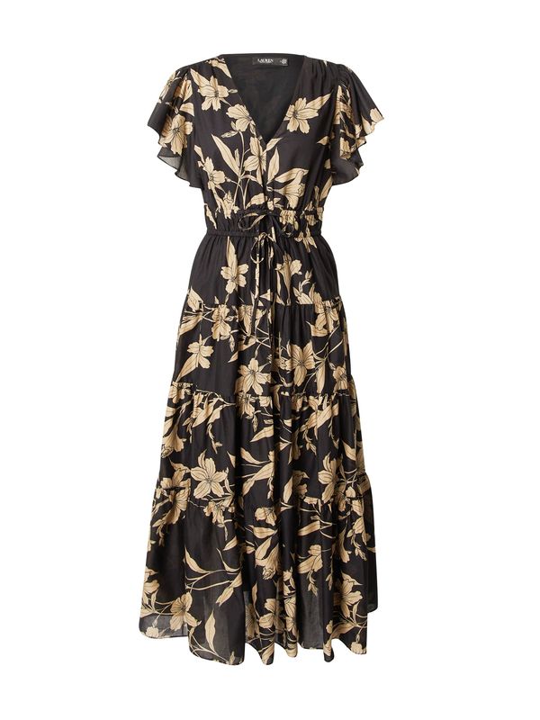 Lauren Ralph Lauren Lauren Ralph Lauren Рокля '80S'  бежово / черно