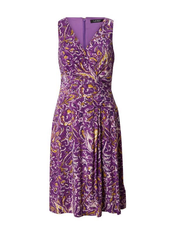 Lauren Ralph Lauren Lauren Ralph Lauren Рокля 'CLASSIC'  тръстиково зелено / пурпурно / бяло