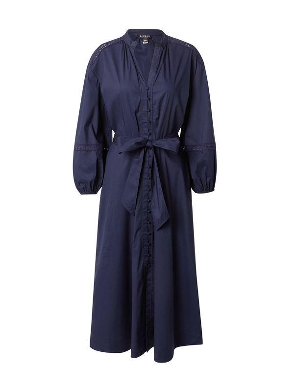 Lauren Ralph Lauren Lauren Ralph Lauren Рокля тип риза  нейви синьо