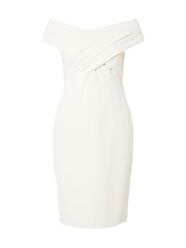 Lauren Ralph Lauren Lauren Ralph Lauren Рокля за коктейл  кремаво