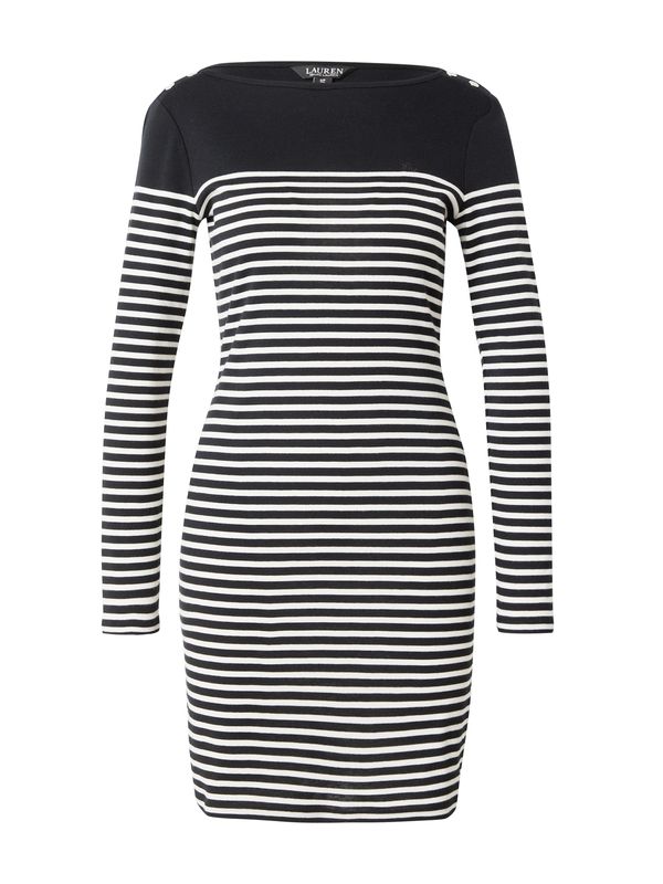 Lauren Ralph Lauren Lauren Ralph Lauren Рокля 'ZAKAREE'  черно / бяло