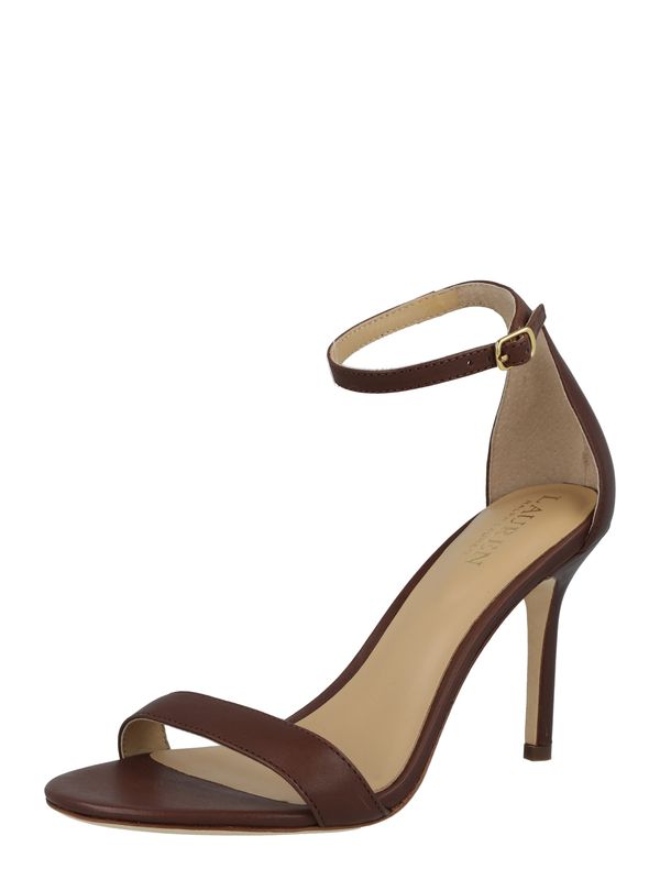 Lauren Ralph Lauren Lauren Ralph Lauren Сандали с каишка 'ALLIE'  тъмнокафяво