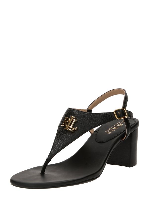 Lauren Ralph Lauren Lauren Ralph Lauren Сандали с разделител за пръстите 'WESTCOTT II'  черно