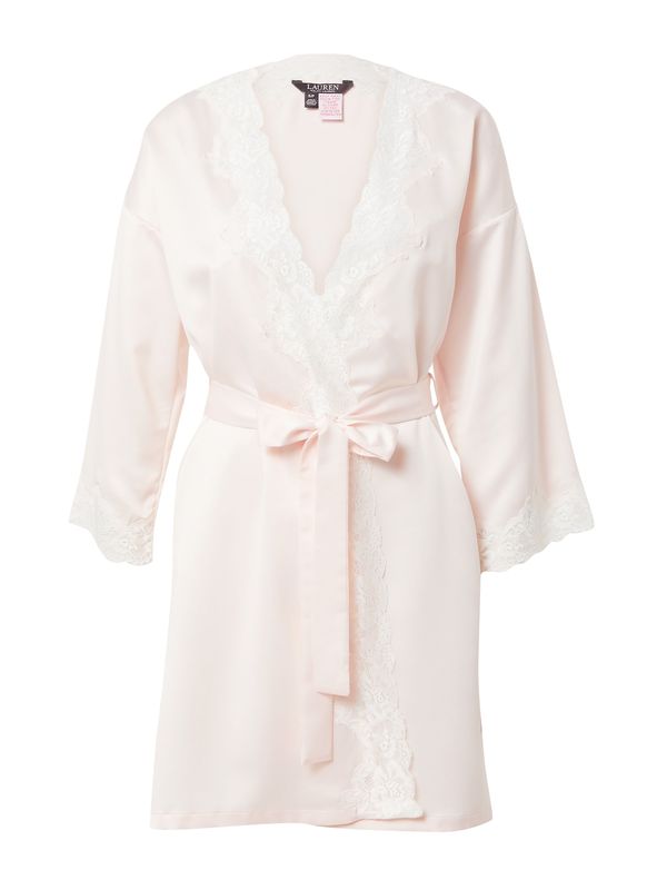 Lauren Ralph Lauren Lauren Ralph Lauren Сутрешен халат  бледорозово / бяло
