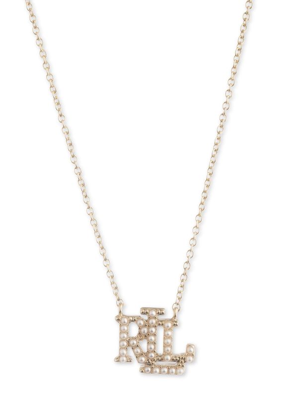 Lauren Ralph Lauren Lauren Ralph Lauren Верижка  злато / перлено бяло