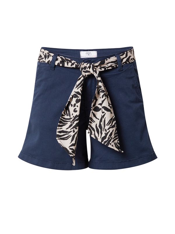 Le Temps Des Cerises Le Temps Des Cerises Панталон 'VELI'  нейви синьо / черно / бяло