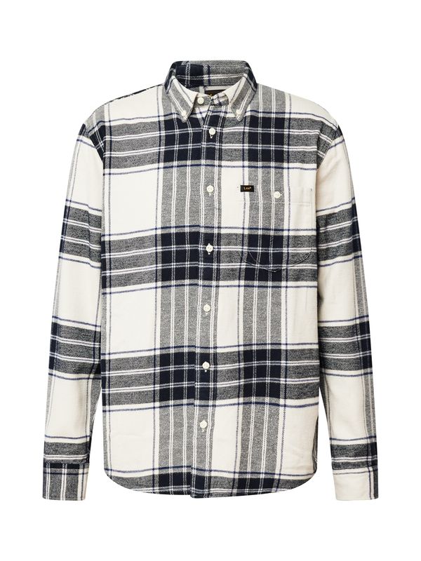 Lee Lee Риза  синя тинтява / черно / естествено бяло