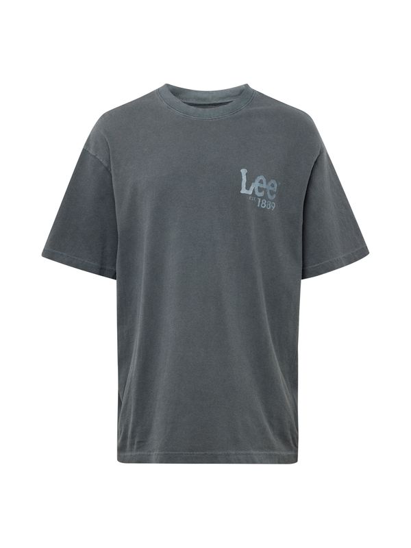 Lee Lee Тениска  базалтово синьо / черен меланж