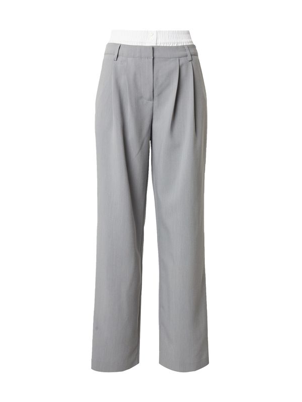 LeGer by Lena Gercke LeGer by Lena Gercke Панталон с набор 'Dilane'  сиво / бяло