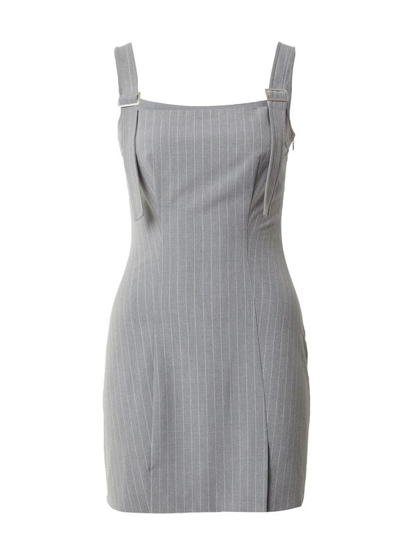 LeGer by Lena Gercke LeGer by Lena Gercke Рокля с права кройка 'Jocy'  сиво / бяло