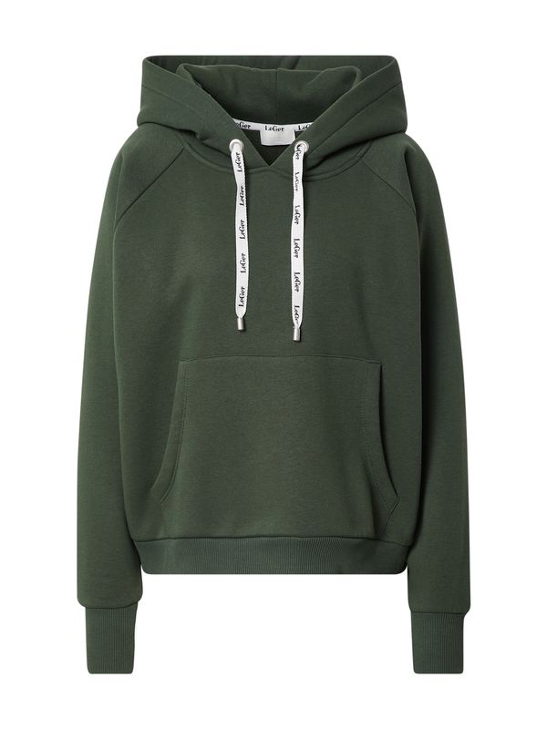 LeGer by Lena Gercke LeGer by Lena Gercke Суичър 'Hayley'  тъмнозелено / бяло