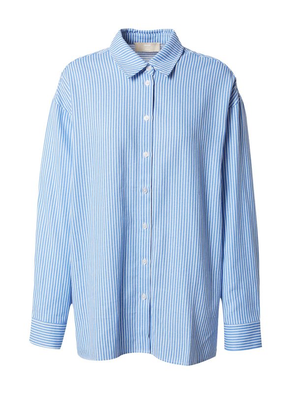 LENI KLUM x ABOUT YOU LENI KLUM x ABOUT YOU Блуза 'Celia'  синьо / бяло