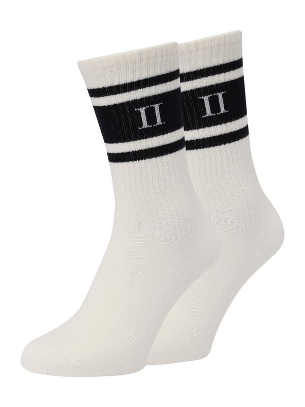 Les Deux Les Deux Къси чорапи 'William'  черно / мръсно бяло
