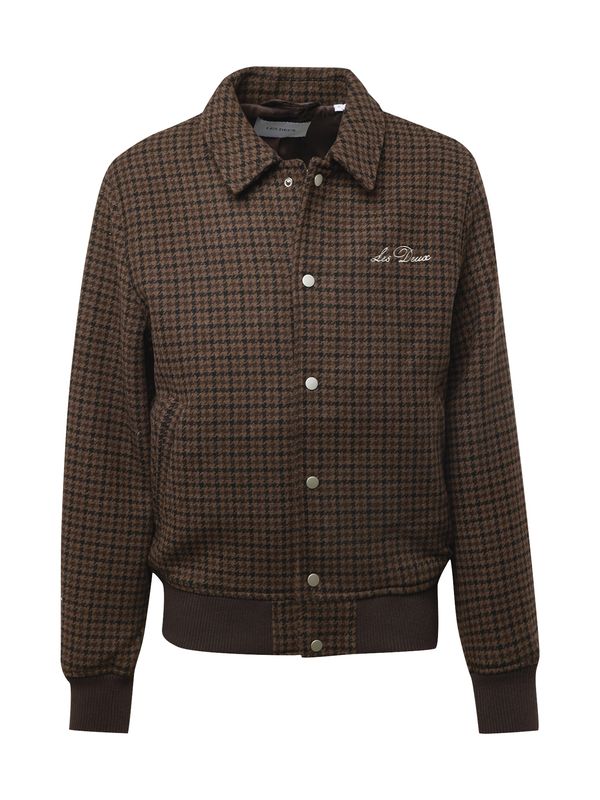 Les Deux Les Deux Преходно яке  кафяво / шоколад / бяло