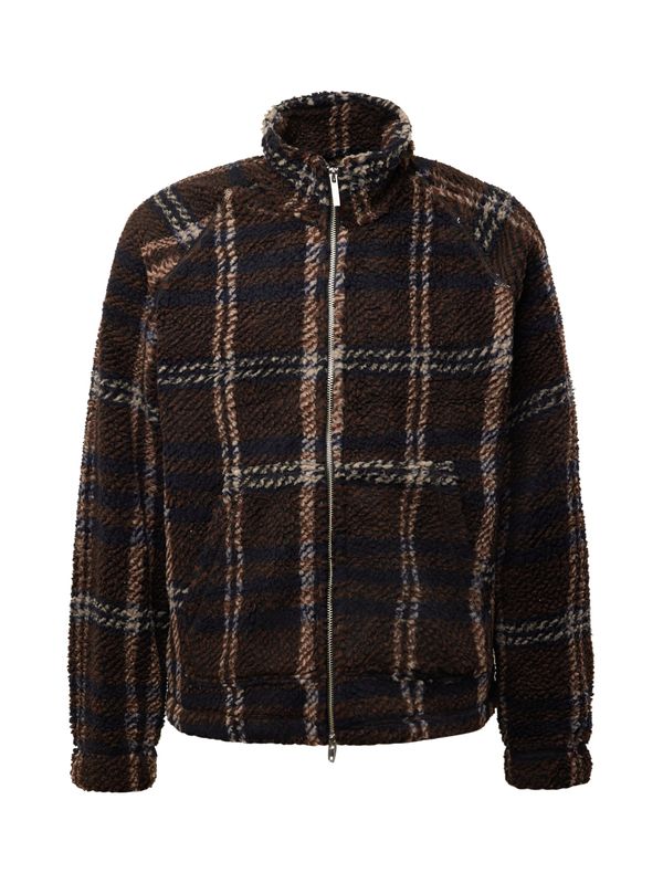 Les Deux Les Deux Преходно яке 'Ren'  синьо / капучино / тъмнокафяво