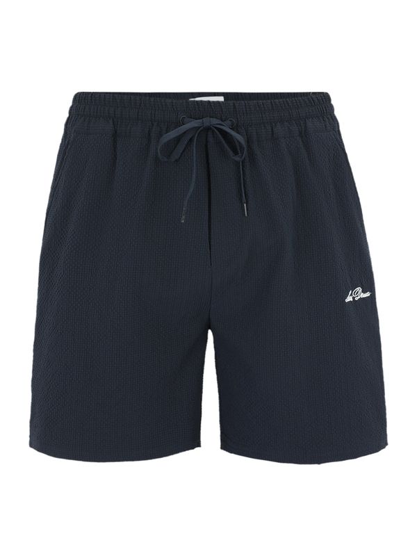 Les Deux Les Deux Спортен бански констюм 'Stan Seersucker 2.0'  тъмносиньо / бяло