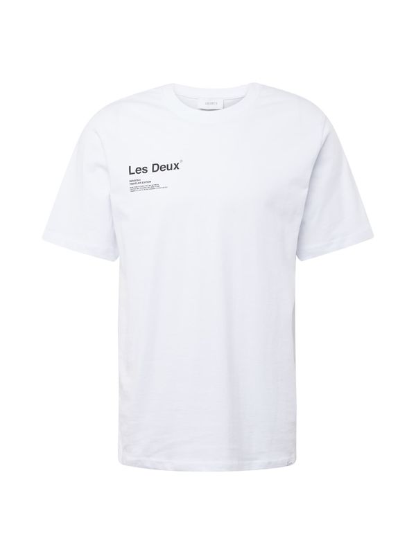 Les Deux Les Deux Тениска 'Brody'  черно / бяло