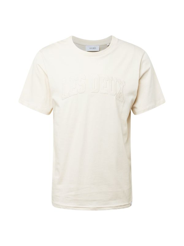 Les Deux Les Deux Тениска 'Script'  светлобежово