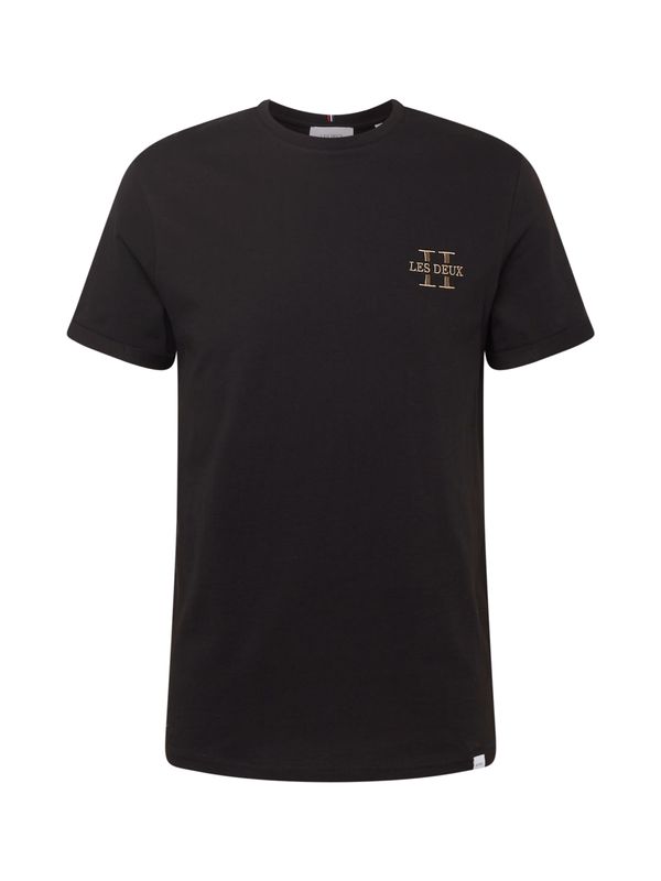 Les Deux Les Deux Тениска  тъмнобежово / кафяво / черно