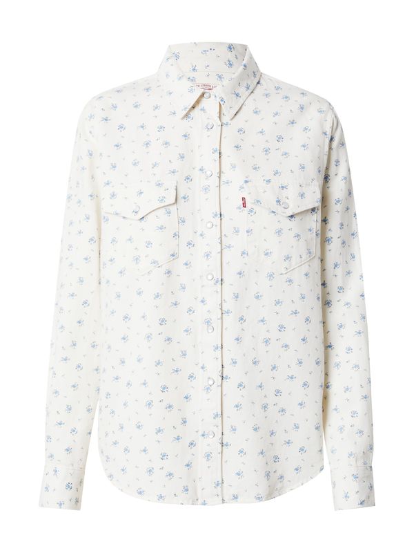 LEVI'S ® LEVI'S ® Блуза 'Iconic Western'  синьо / черно / мръсно бяло