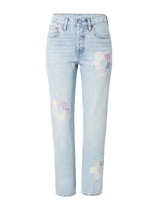 LEVI'S ® LEVI'S ® Дънки '501 Jeans For Women'  син деним / жълто / ябълка / лилав