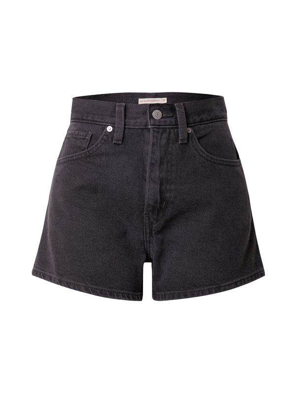 LEVI'S ® LEVI'S ® Дънки 'High Waisted Mom Short'  черен деним