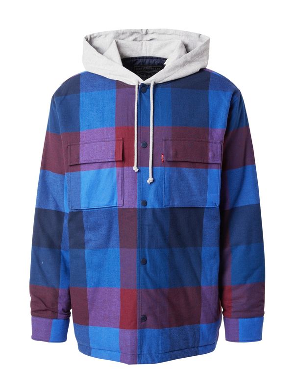 LEVI'S ® LEVI'S ® Преходно яке 'Hooded Jack Worker'  индиго / червено
