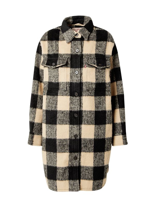 LEVI'S ® LEVI'S ® Преходно яке 'Long Lola Shacket'  бежово / черно