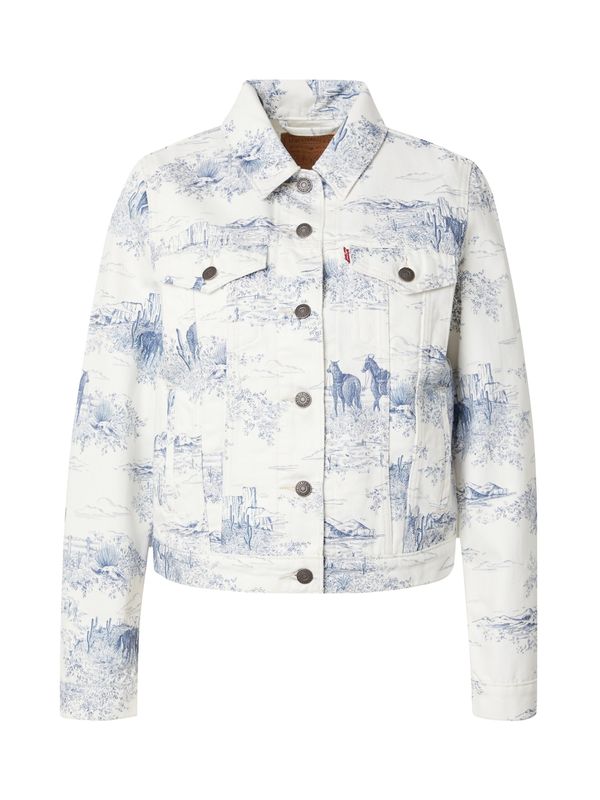 LEVI'S ® LEVI'S ® Преходно яке 'Original Trucker'  морскосиньо / бял деним