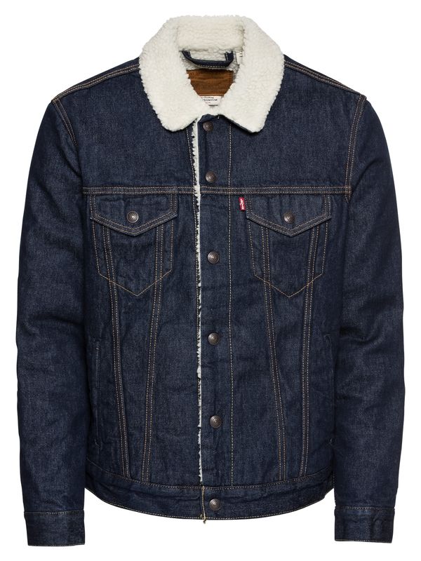 LEVI'S ® LEVI'S ® Преходно яке 'Type 3 Sherpa Trucker'  син деним