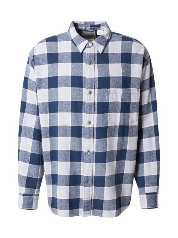 LEVI'S ® LEVI'S ® Риза 'SILVERTAB OVERSIZE 1 PKT MULTI-COLOR'  син деним / тъмносиньо / бяло