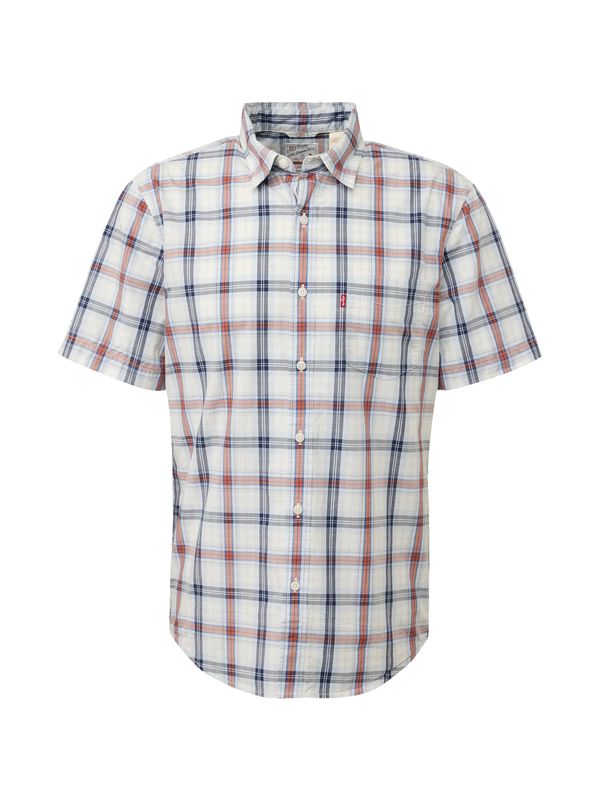 LEVI'S ® LEVI'S ® Риза 'SUNSET'  светлобежово / светлосиньо / тъмносиньо / тъмно коралово