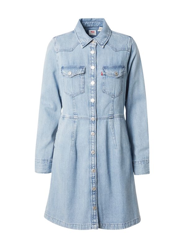 LEVI'S ® LEVI'S ® Рокля тип риза 'Otto Western Dress'  светлосиньо