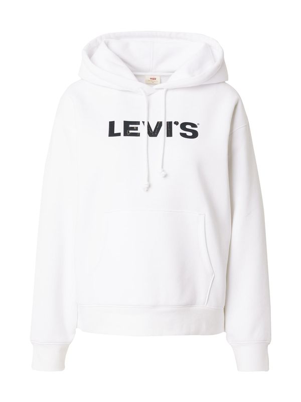 LEVI'S ® LEVI'S ® Суичър 'Graphic Ash Hoodie'  злато / черно / бяло