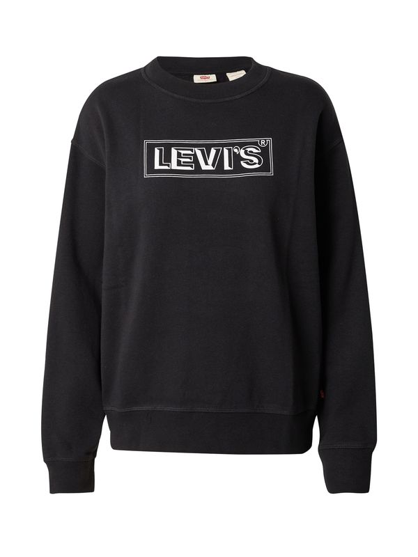 LEVI'S ® LEVI'S ® Суичър 'Graphic Standard Crew'  индиго / бяло