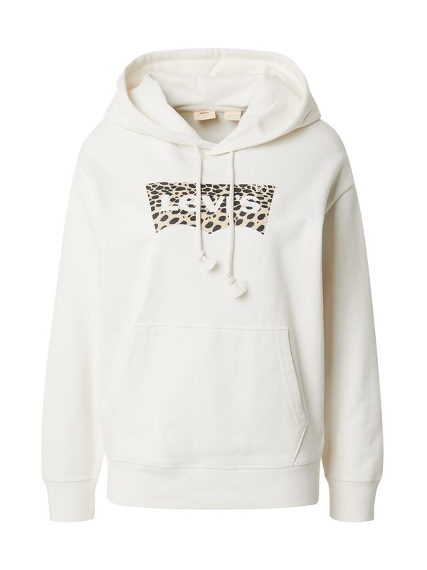 LEVI'S ® LEVI'S ® Суичър 'Graphic Standard Hoodie'  кремаво / тъмнокафяво / черно / бяло