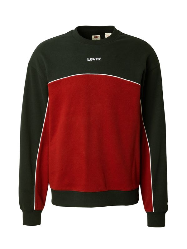 LEVI'S ® LEVI'S ® Суичър  карминено червено / черно / бяло