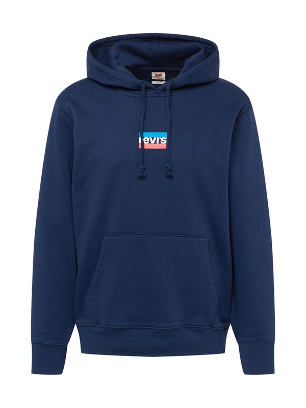 LEVI'S ® LEVI'S ® Суичър  неоново синьо / тъмносиньо / пъпеш / бяло