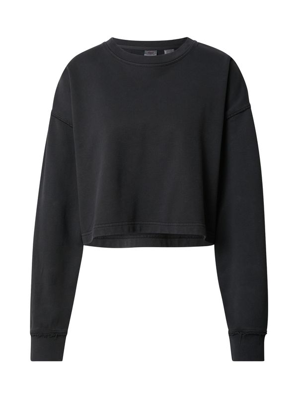 LEVI'S ® LEVI'S ® Суичър 'Roonie Crop Sweatshirt'  черно