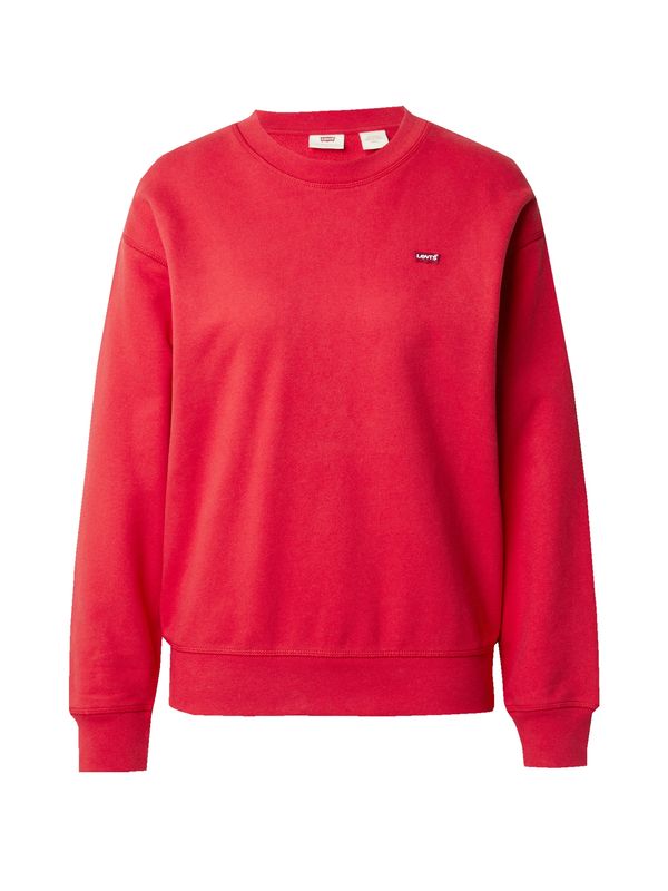 LEVI'S ® LEVI'S ® Суичър 'Standard Crew'  червено / огнено червено / бяло