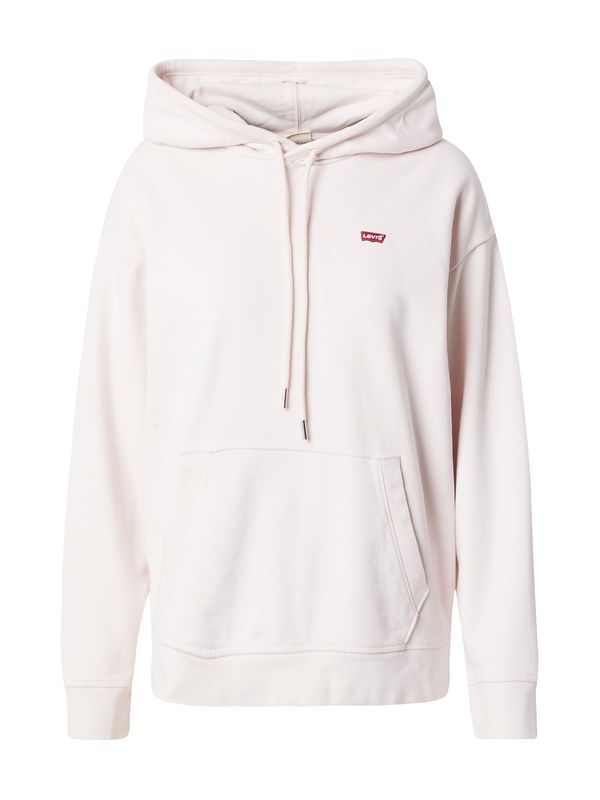 LEVI'S ® LEVI'S ® Суичър 'Standard Hoodie'  пастелно розово / червено / бяло