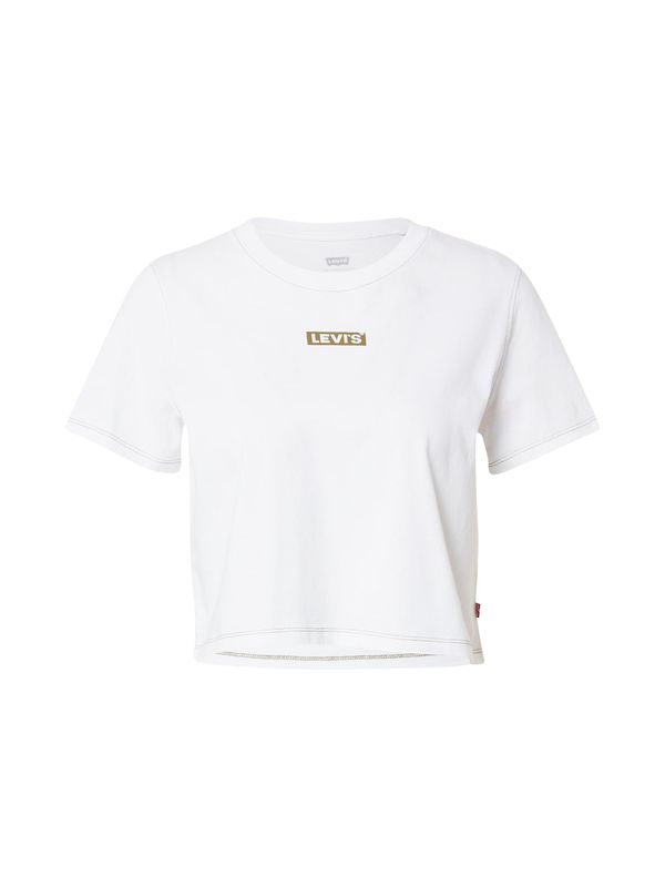 LEVI'S ® LEVI'S ® Тениска 'GR Cropped Jordie Tee'  каки / бяло
