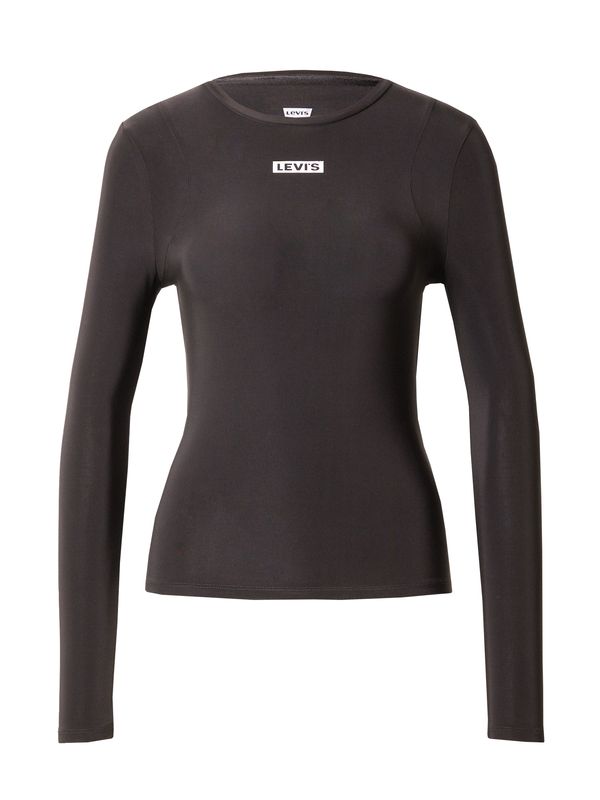 LEVI'S ® LEVI'S ® Тениска 'GR Tarah LS Secondskin'  черно / бяло